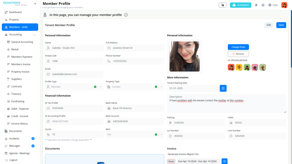 Gallery Detail: Condominium Management Software